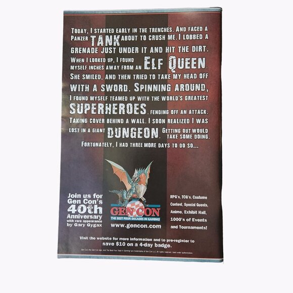 Knights Of The Dinner Table #126 Magazine Comic Book Collector Bagged Boarded - Picture 2 of 2